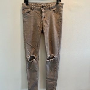 Brown/Gray Free People Jeans